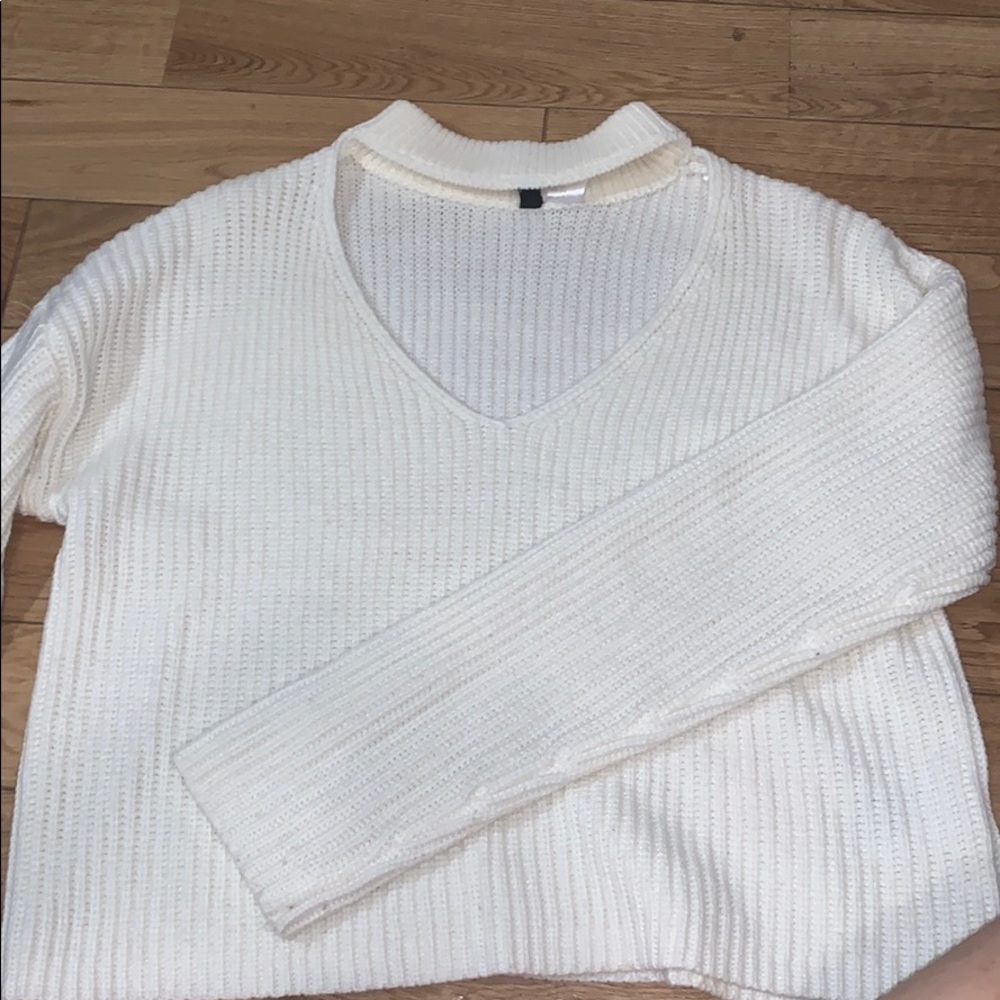 White oversized Sweater